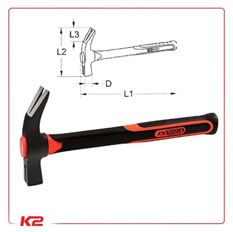 Marteau de coffreur tri-matière