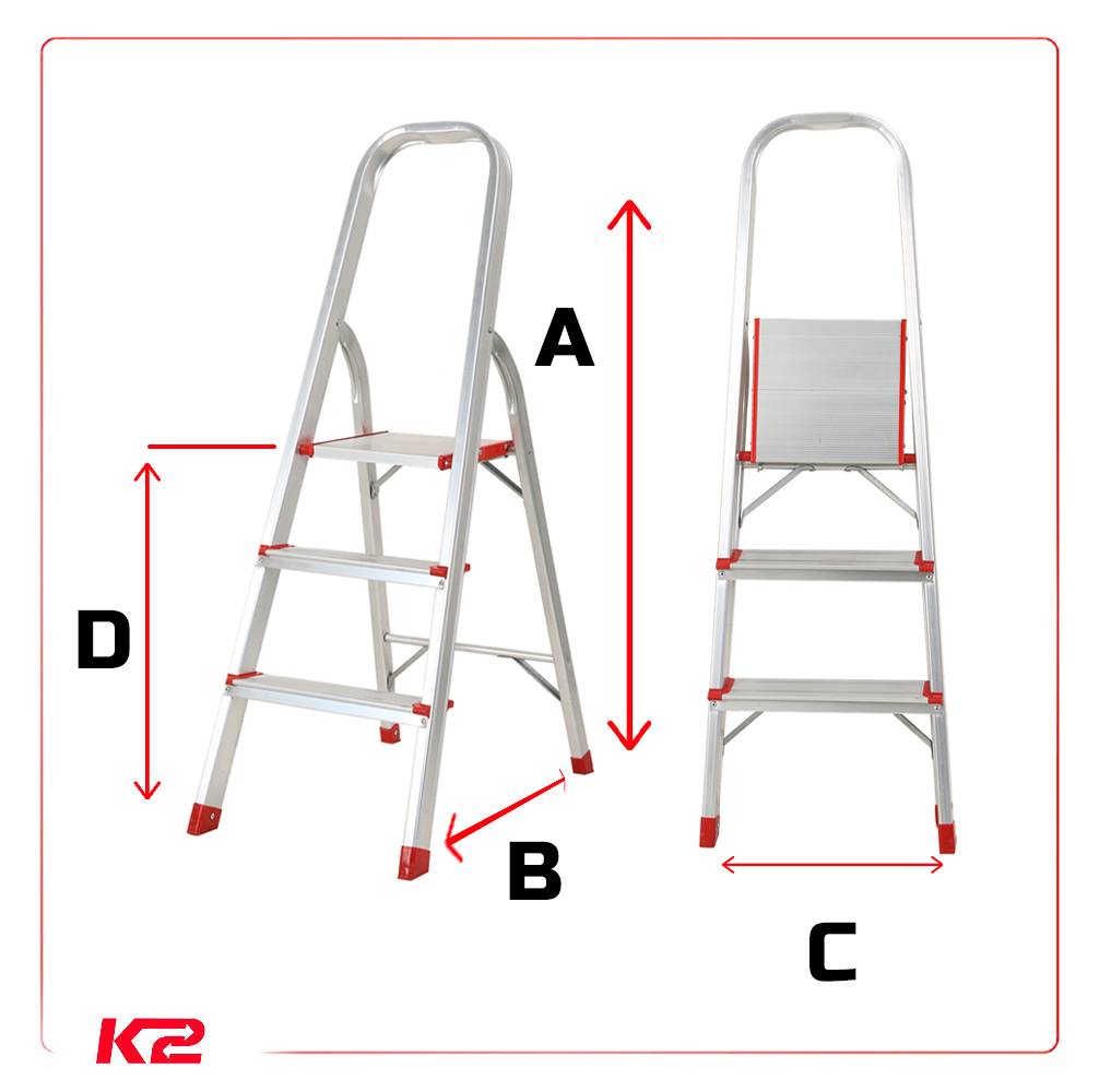 Escabeau pliable 3 marches