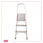Escabeau pliable 3 marches en aluminium Escabeau pliable 3 marches en aluminium