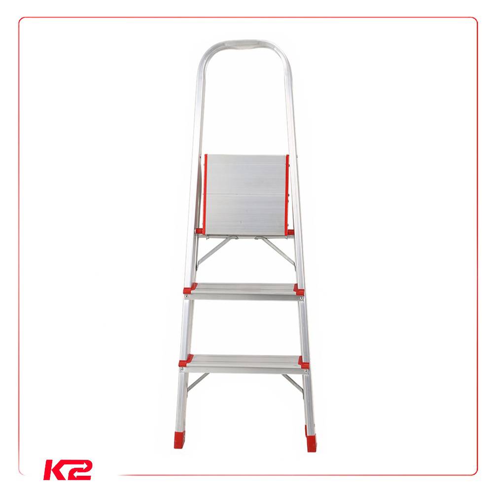 Escabeau pliable 3 marches en aluminium