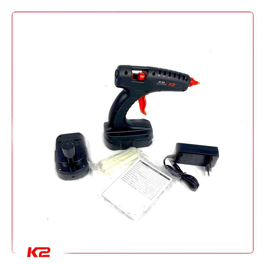 Pistolet à colle sans fil, batterie li-ion K2