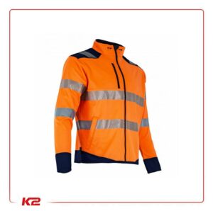 Veste bicolore micropolaire 3 couches AUTHENTIC HV
