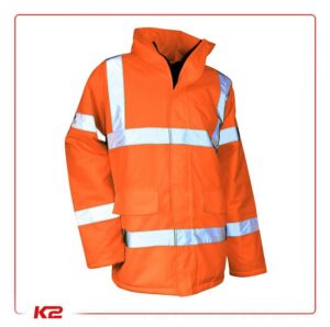 Parka haute visibilité imperméable et coupe-vent