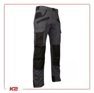 Pantalon bicolore avec poches genouillères