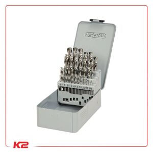 Coffret de 25 forets HSS laminés, Ø1,0-13,0 mm