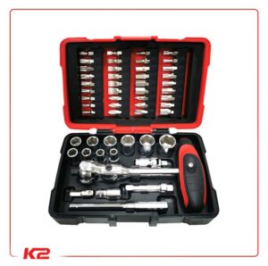 Coffret de douilles et embouts ULTIMATE 1/4 52 pièces avec cliquet MODIFIX