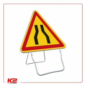 Panneau de signalisation rétrécissement de la chaussée AK3