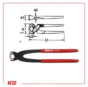 Tenaille russe gainée, 10 - L.250 mm