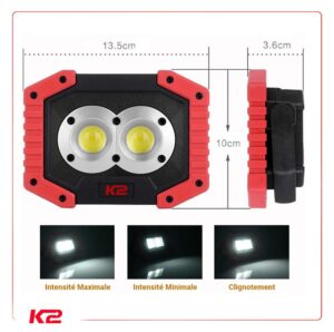 Lampe de travail LED 30W Waterproof