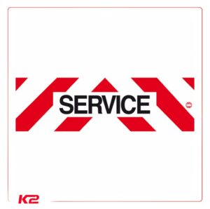 Panneau de service magnétique classe A 500x150mm