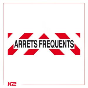 Arrêts fréquents adhésifs  500X150 classe 1