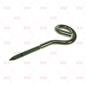 Piton d'accrochage bois Ø 8mm acier galvanisé